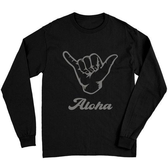 Discover Aloha Shaka Hawaii Hawaiian Hand Sign Hang Loose Long Sleeves