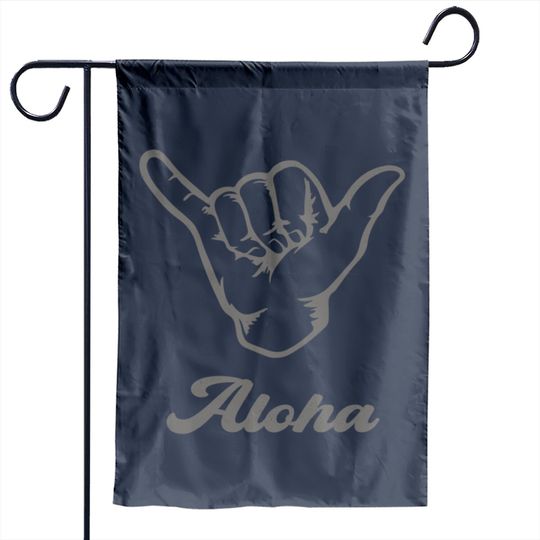 Discover Aloha Shaka Hawaii Hawaiian Hand Sign Hang Loose Garden Flags