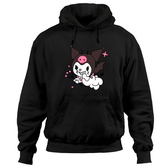 Discover Kuromi Unisex Kawaii Anime Pullover Hoodie