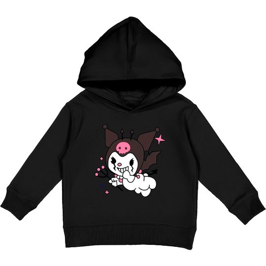 Discover Kuromi Unisex Kawaii Anime Pullover Kids Pullover Hoodies
