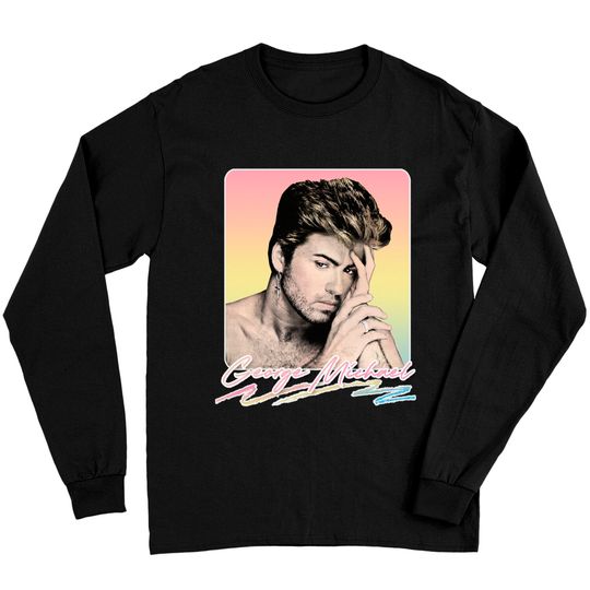 Discover George Michael // Faded Vintage Look // Original Design - George Michael - Long Sleeves