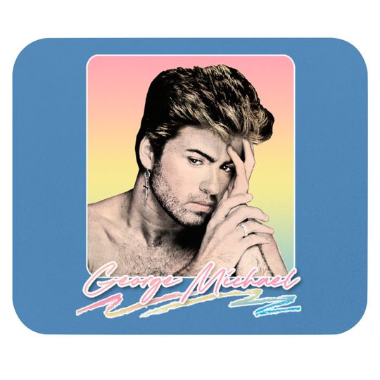 Discover George Michael // Faded Vintage Look // Original Design - George Michael - Mouse Pads