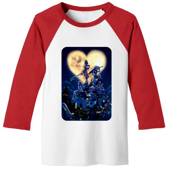 Discover Kingdom Hearts II V2 Baseball Tees