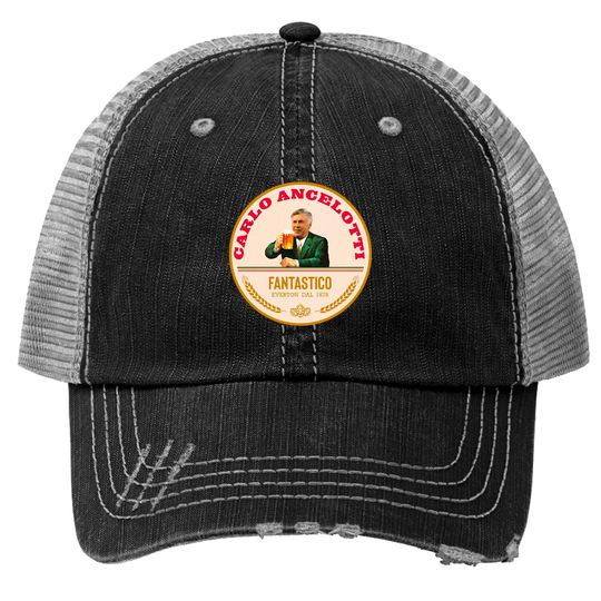 Discover Carlo Ancelotti Birra Moretti Logo Classic T Shi Trucker Hats