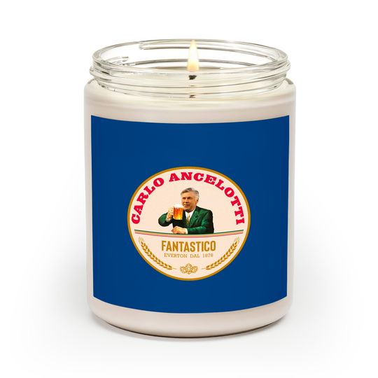 Discover Carlo Ancelotti Birra Moretti Logo Classic T Shi Scented Candles
