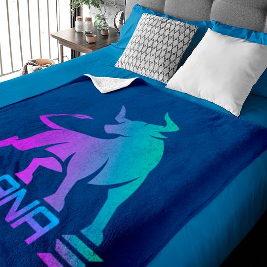 Discover Vintage bull market Solana Coin Crypto Token Baby Blankets