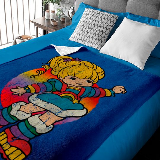 Discover Rainbow brite distressed - Rainbow Brite - Baby Blankets