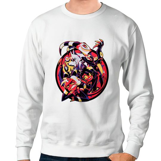 Discover Hazbin Hotel Merch Helluva Boss Group Sweatshirts