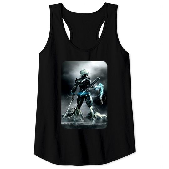 Discover Raiden Spine Metal Gear Rising Revengeance Unisex Tank Tops