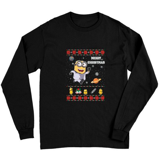 Discover Minions Funny ugly christmas sweater - Ugly Christmas Sweater - Long Sleeves