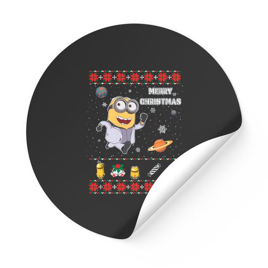 Discover Minions Funny ugly christmas sweater - Ugly Christmas Sweater - Stickers