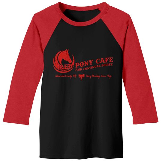 Discover Red Pony Cafe from Longmire - Longmire - Baseball Tees