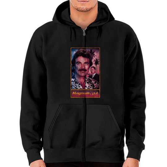 Discover Tom selleck - Magnum Pi - Zip Hoodies