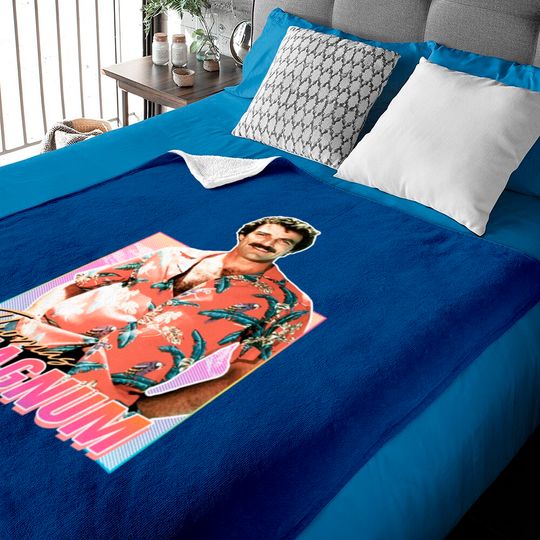 Discover Thomas Magnum - 80s - Magnum Pi - Baby Blankets
