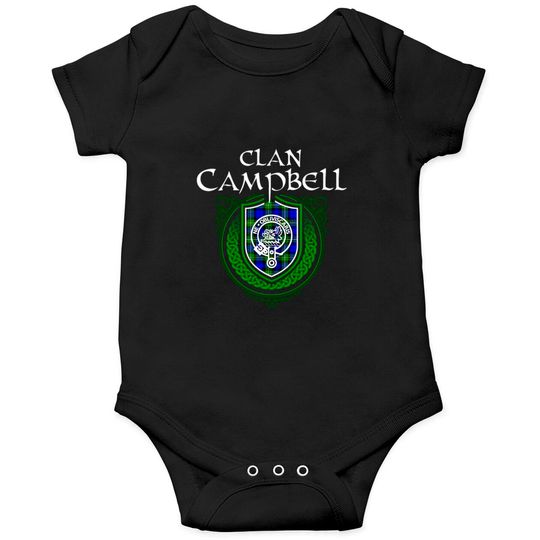 Discover Campbell Surname Scottish Clan Tartan Crest Badge Onesies