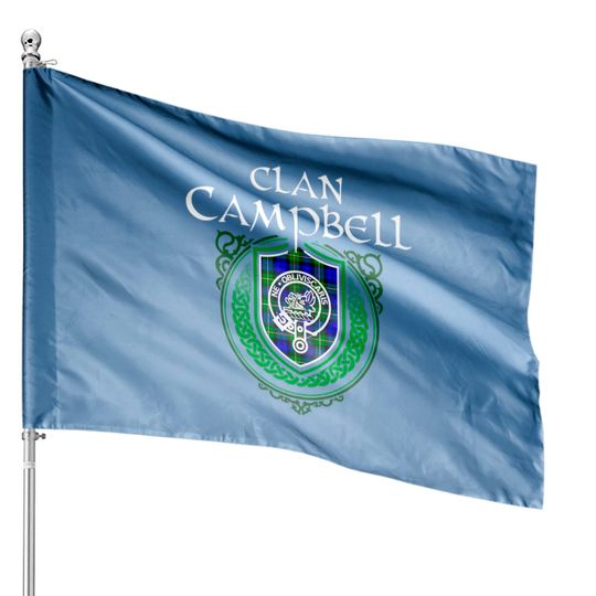 Discover Campbell Surname Scottish Clan Tartan Crest Badge House Flags