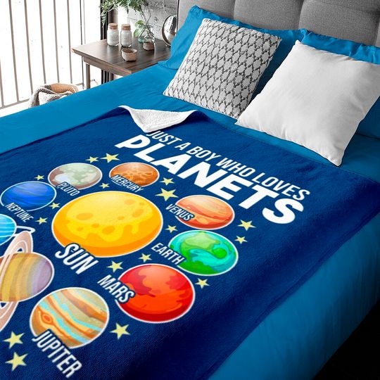 Discover solar system for kids | planet Baby Blankets