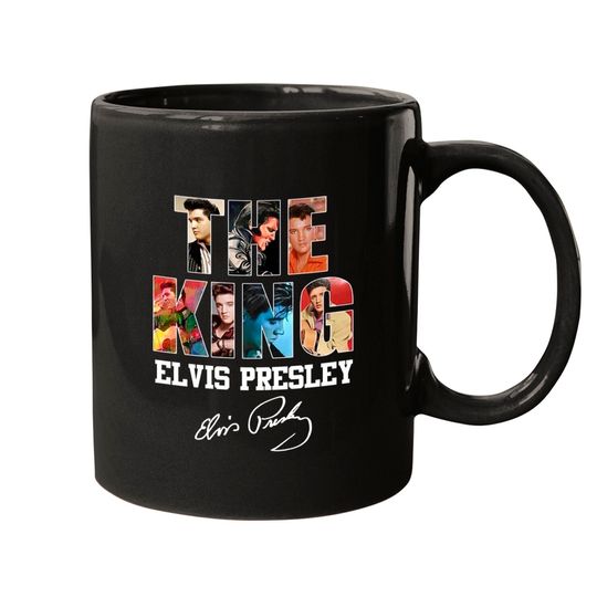 Discover The King Elvis Presley Signatures Mugs