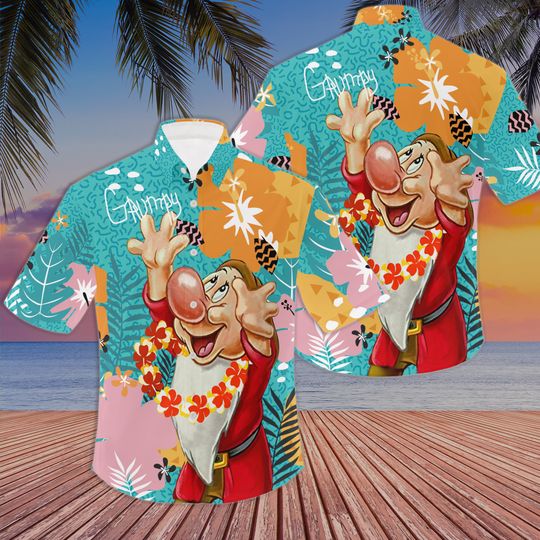 Discover Grumpy hawaiian shirt, seven dwarfs hawaiian shirt