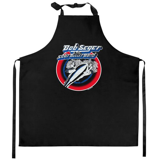 Discover Vintage 1980 Bob Seger & The Silver Bullet Band Kitchen Aprons