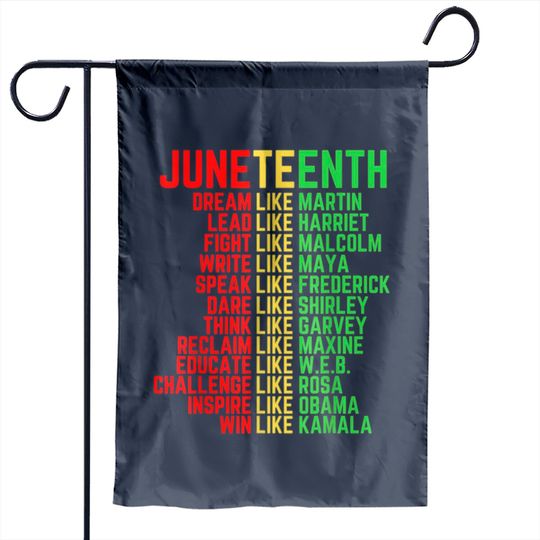 Discover Juneteenth Dream Like Leaders Black Men Women Boys Garden Flags