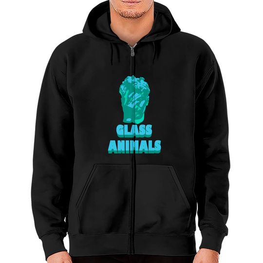 Discover Glass Animals Dreamland (Head and Logo) - Glass Animals - Zip Hoodies
