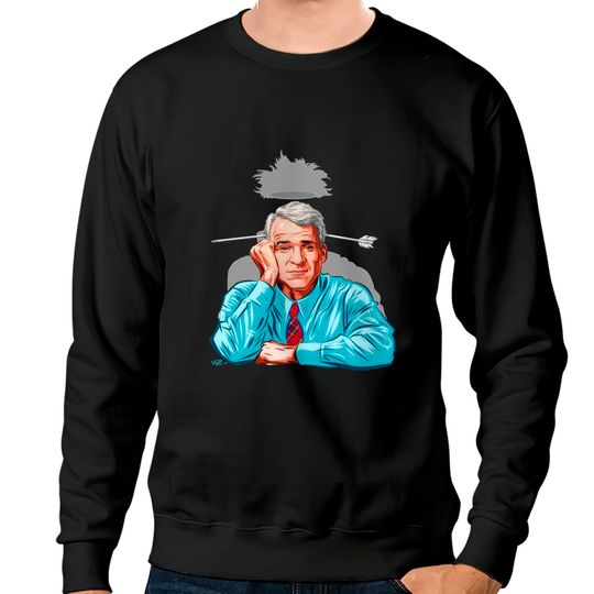 Discover Steve Martin - An illustration by Paul Cemmick - Steve Martin - Sweatshirts