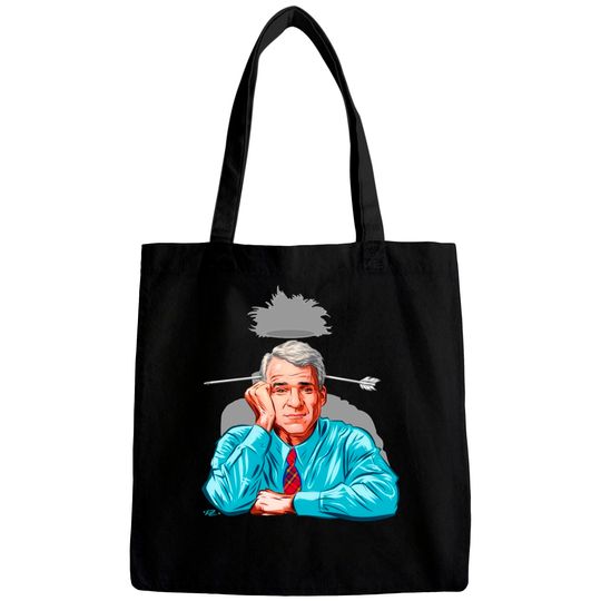 Discover Steve Martin - An illustration by Paul Cemmick - Steve Martin - Bags