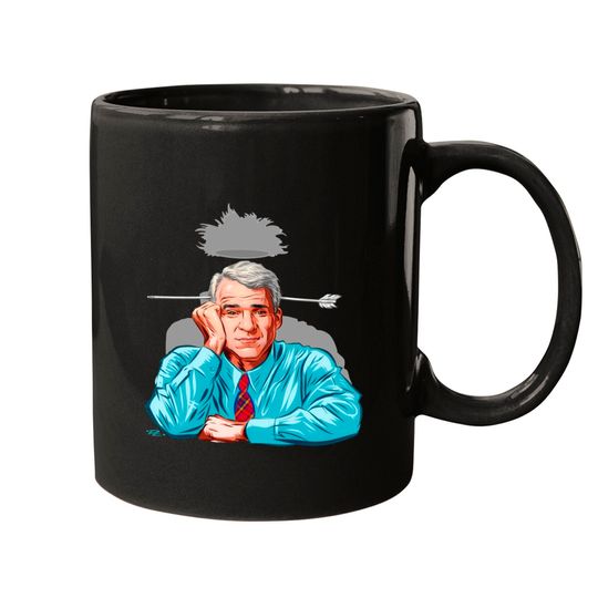 Discover Steve Martin - An illustration by Paul Cemmick - Steve Martin - Mugs