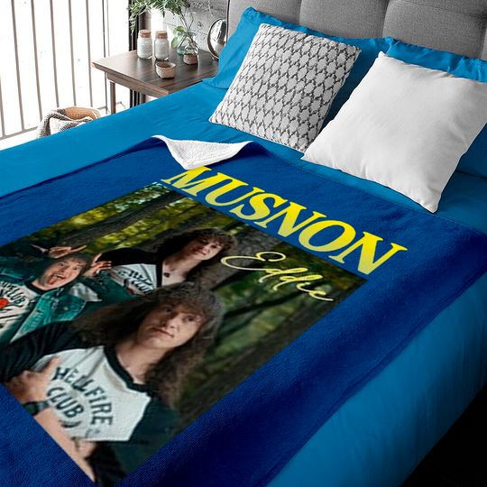 Discover Eddie Munson Baby Blankets, Hellfire Club Sweatshirt