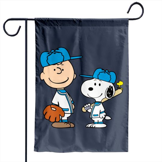 Discover Charlie Brown and Snoopy Baseball Team - Snoopy - Garden Flags