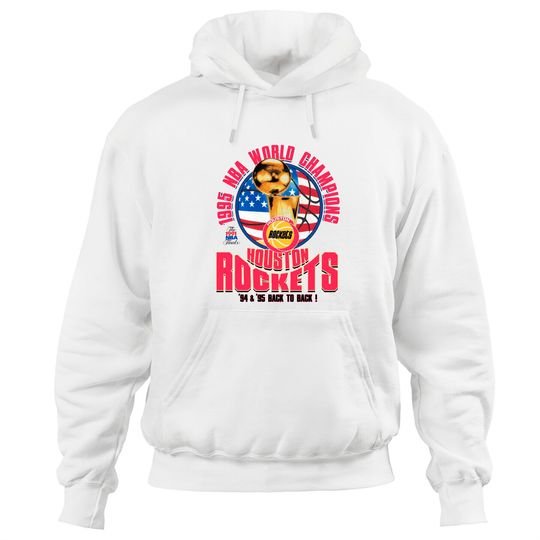 Discover 1995 Houston Rockets World Champions Cotton  Hoodies