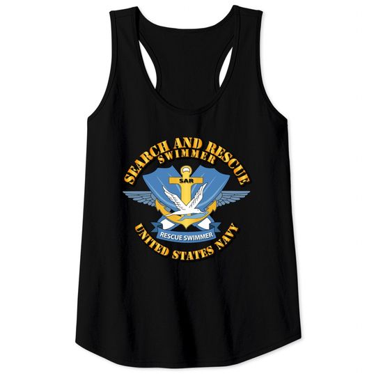 Discover Navy Search and Rescue Swimmer Tank Tops