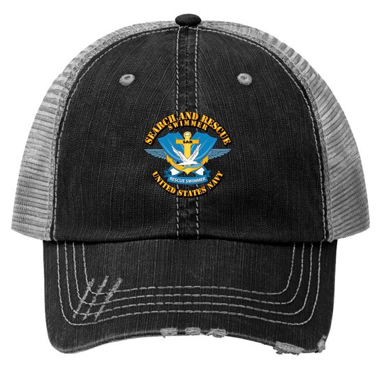 Discover Navy Search and Rescue Swimmer Trucker Hats
