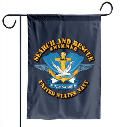 Discover Navy Search and Rescue Swimmer Garden Flags
