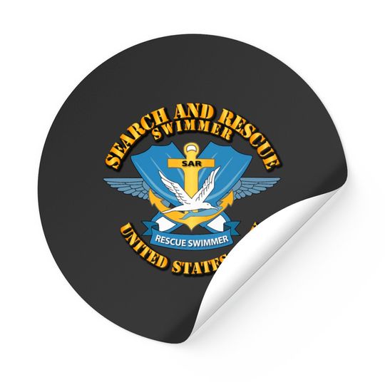 Discover Navy Search and Rescue Swimmer Stickers