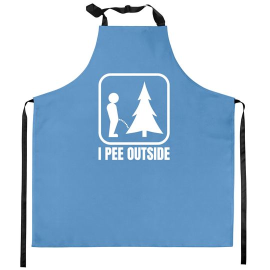Discover I Pee Outside - Outdoors - Kitchen Aprons