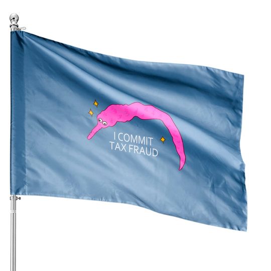 Discover Tax Evasion Worm - Worm On A String - House Flags