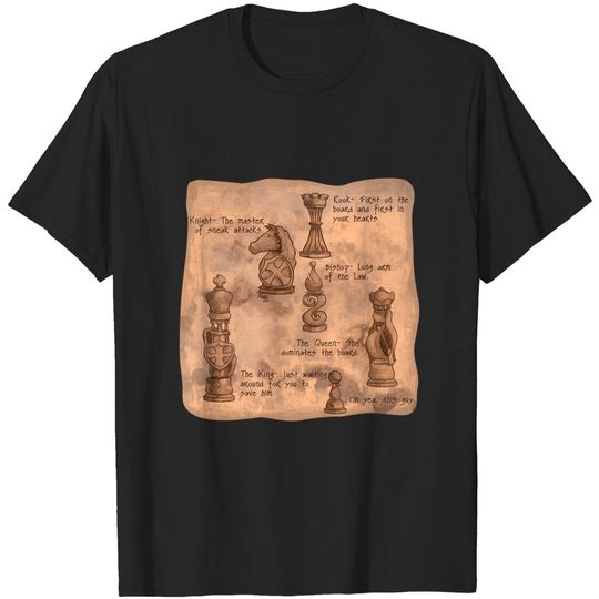 Discover Fantasy Chessmen - Chess - T-Shirt