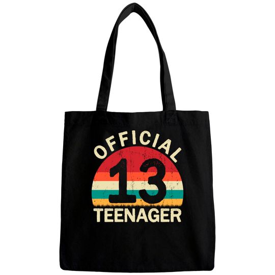 Discover Official Teenager 13 Years Old 13th Birthday Gifts Bags