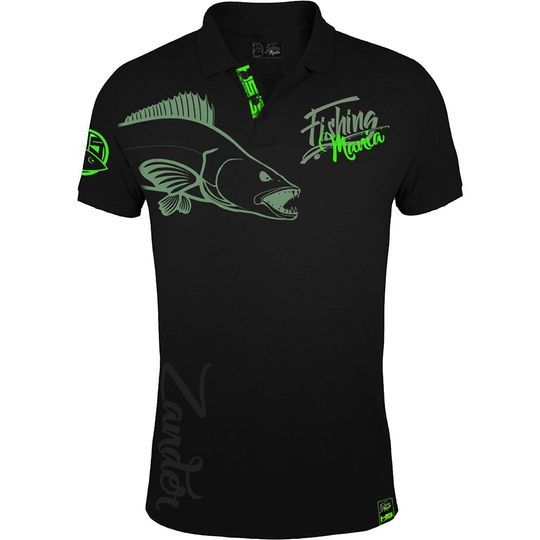 Discover Hotspot Design Fishing Mania Zander Polo Shirt
