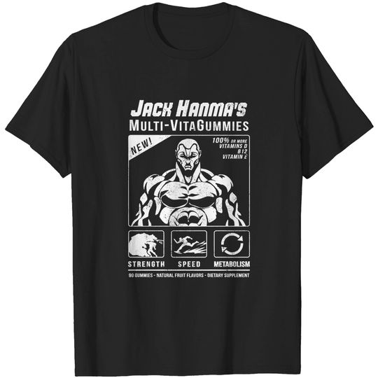 Discover Jack Hanma's Multi-VitaGummies - Anime - T-Shirt
