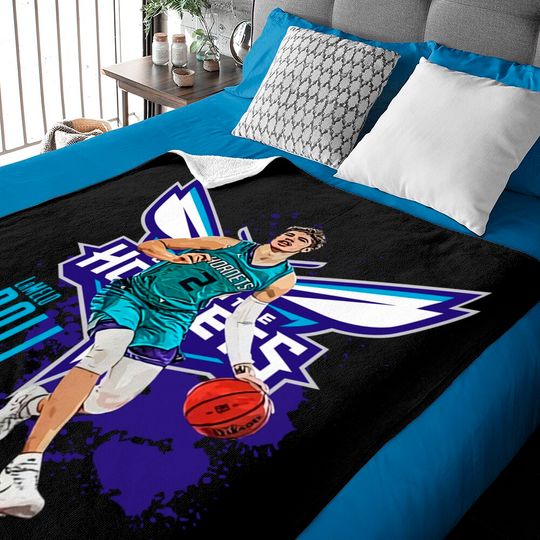 Discover LaMelo Ball Charlotte Hornets Baby Blanket
