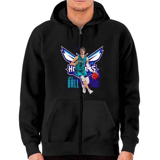 Discover LaMelo Ball Charlotte Hornets Zip Hoodie