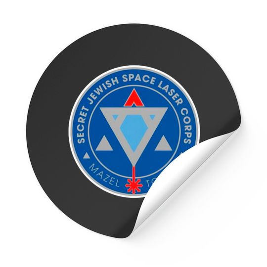 Discover jewish space laser Sticker Stickers