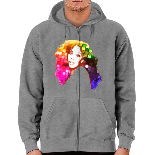 Discover Donna Summer Rainbow Zip Hoodies | Donna Summer