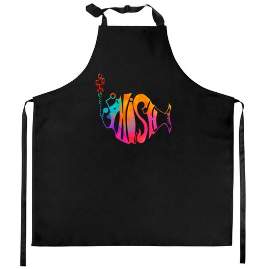 Discover Phish Watercolor -- Kitchen Aprons