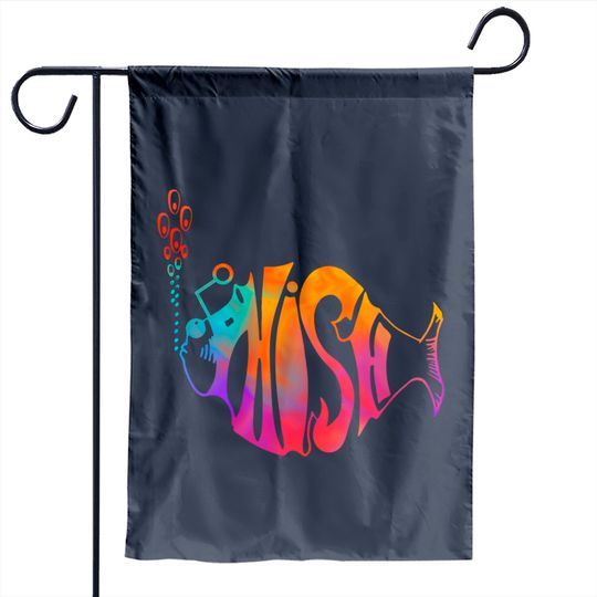Discover Phish Watercolor -- Garden Flags