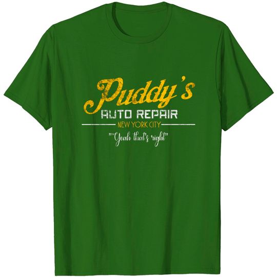 Discover Puddy's Auto Repair, distressed - Seinfeld - T-Shirt