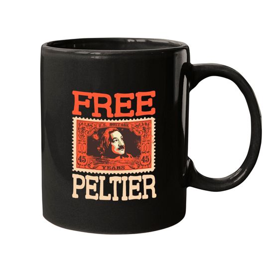 Discover FREE LEONARD PELTIER 45 years Mugs